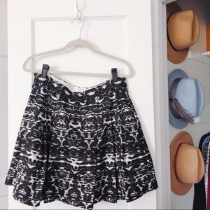 J Crew pleated high waisted skirt